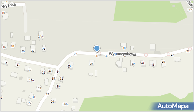 Tarnowiec, Wypoczynkowa, 31, mapa Tarnowiec