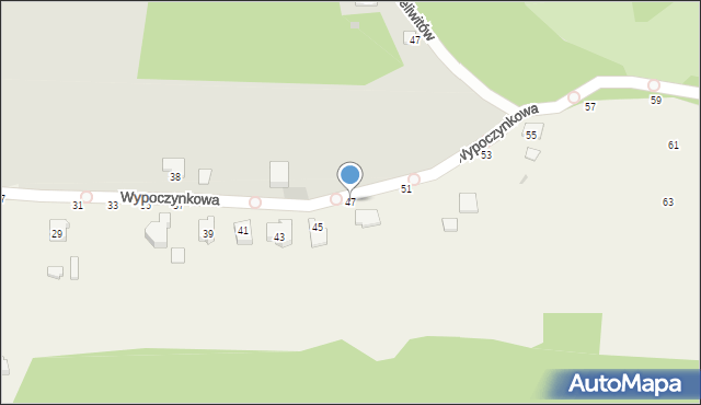 Tarnowiec, Wypoczynkowa, 47, mapa Tarnowiec