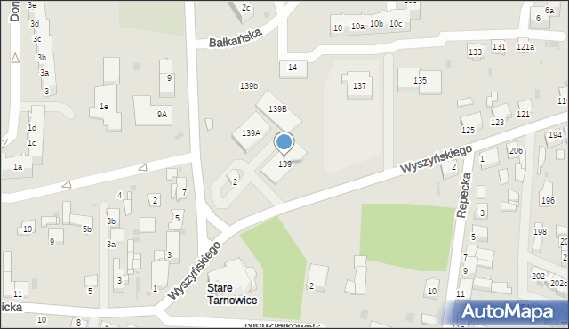 Tarnowskie Góry, Wyszyńskiego Stefana, ks. kard., 139, mapa Tarnowskie Góry