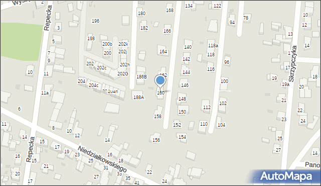 Tarnowskie Góry, Wyszyńskiego Stefana, ks. kard., 160, mapa Tarnowskie Góry