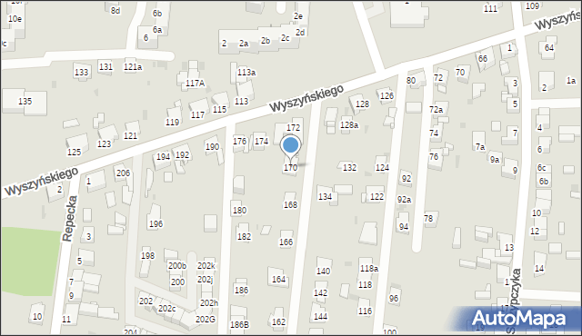 Tarnowskie Góry, Wyszyńskiego Stefana, ks. kard., 168, mapa Tarnowskie Góry