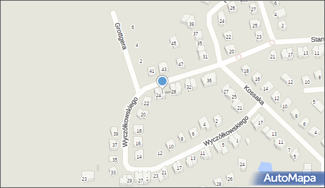 Tczew, Wyczółkowskiego Leona, 26, mapa Tczew