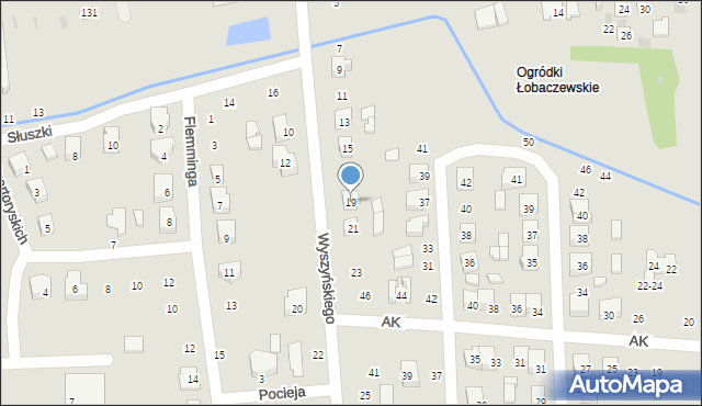 Terespol, Wyszyńskiego Stefana, ks. kard., 19, mapa Terespol