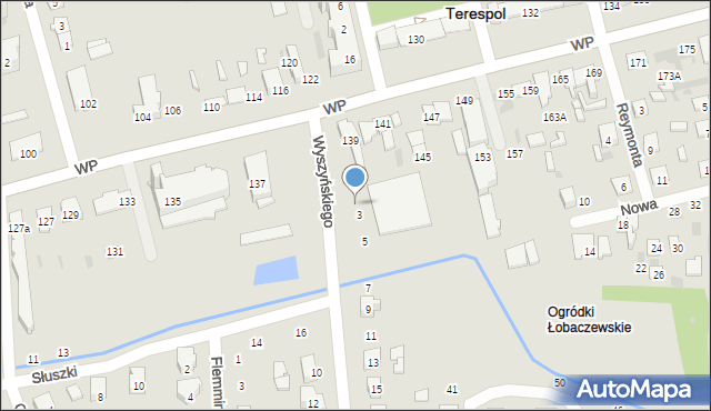 Terespol, Wyszyńskiego Stefana, ks. kard., 3-5, mapa Terespol