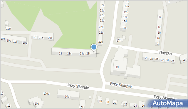 Toruń, Wyszyńskiego Stefana, ks. kard., 23g, mapa Torunia