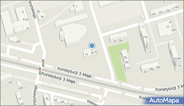 Toruń, Wyszyńskiego Stefana, ks. kard., 9, mapa Torunia