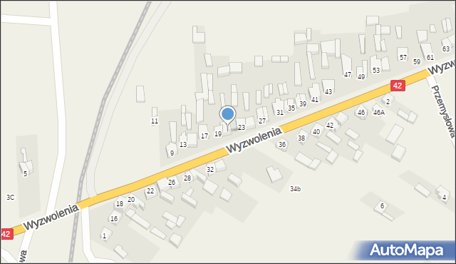 Trębaczew, Wyzwolenia, 21, mapa Trębaczew