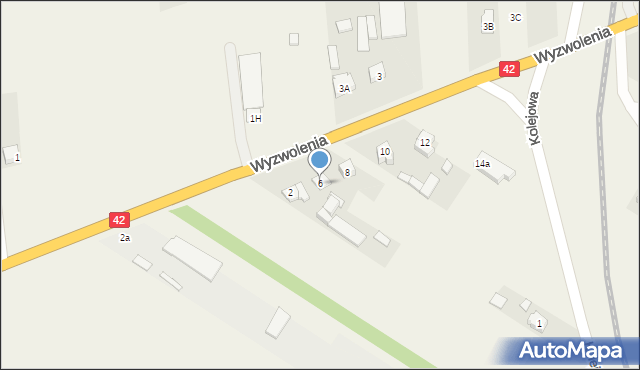 Trębaczew, Wyzwolenia, 6, mapa Trębaczew