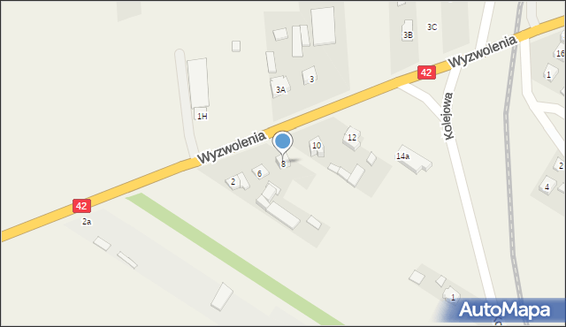 Trębaczew, Wyzwolenia, 8, mapa Trębaczew