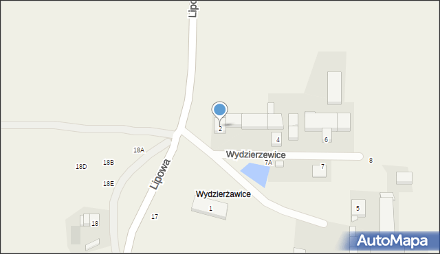 Trzek, Wydzierzewice, 2, mapa Trzek