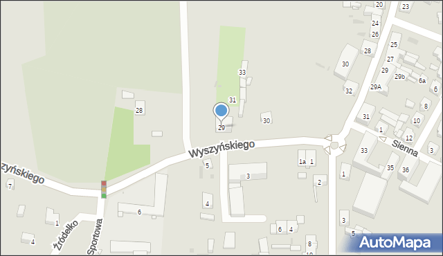 Trzemeszno, Wyszyńskiego Stefana, ks. kard., 29, mapa Trzemeszno