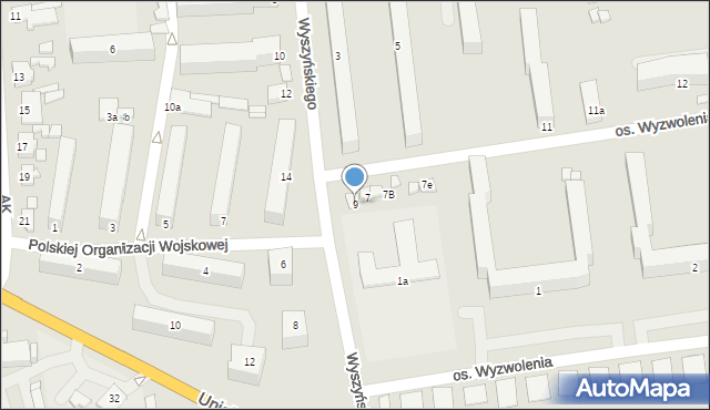 Turek, Wyszyńskiego Stefana, ks. kard., 9, mapa Turka