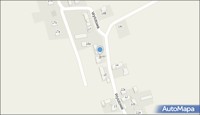 Uciechów, Wylotowa, 16, mapa Uciechów