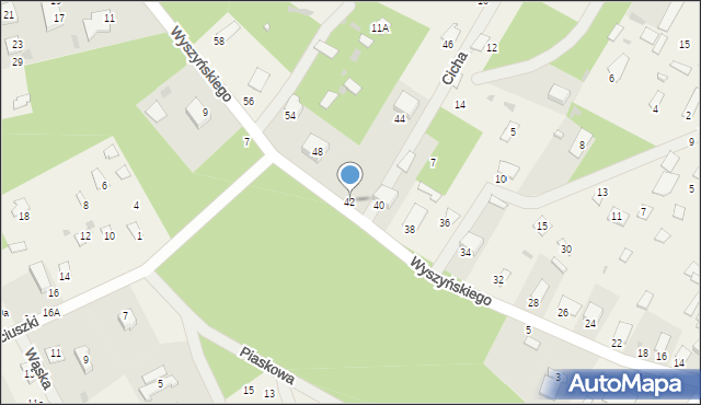 Urle, Wyszyńskiego Stefana, ks. kard., 42, mapa Urle