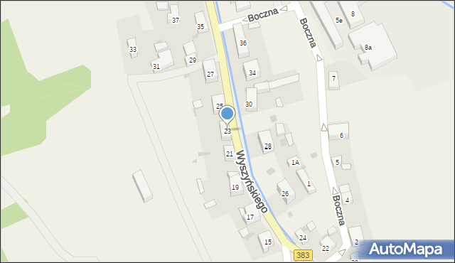 Walim, Wyszyńskiego Stefana, ks. kard., 23, mapa Walim