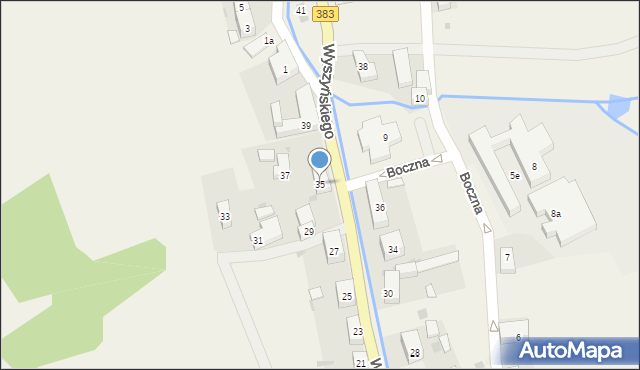 Walim, Wyszyńskiego Stefana, ks. kard., 35, mapa Walim