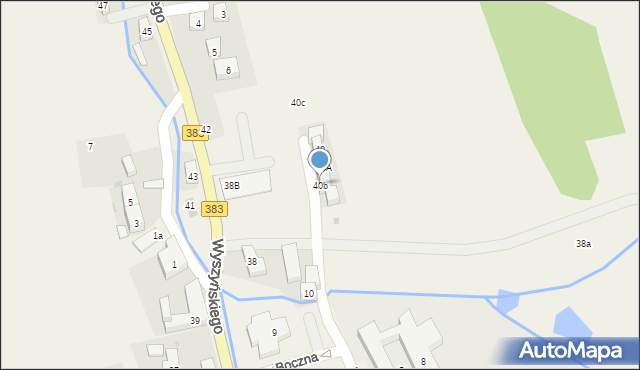 Walim, Wyszyńskiego Stefana, ks. kard., 40b, mapa Walim