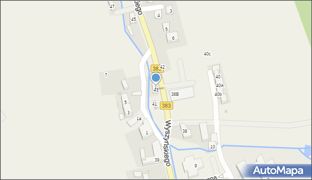 Walim, Wyszyńskiego Stefana, ks. kard., 43, mapa Walim