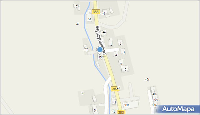 Walim, Wyszyńskiego Stefana, ks. kard., 45, mapa Walim