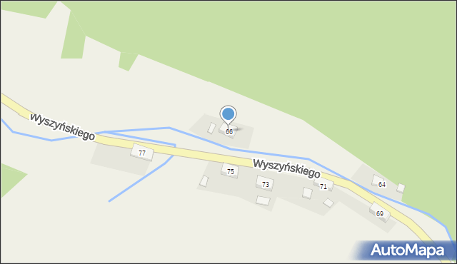 Walim, Wyszyńskiego Stefana, ks. kard., 66, mapa Walim