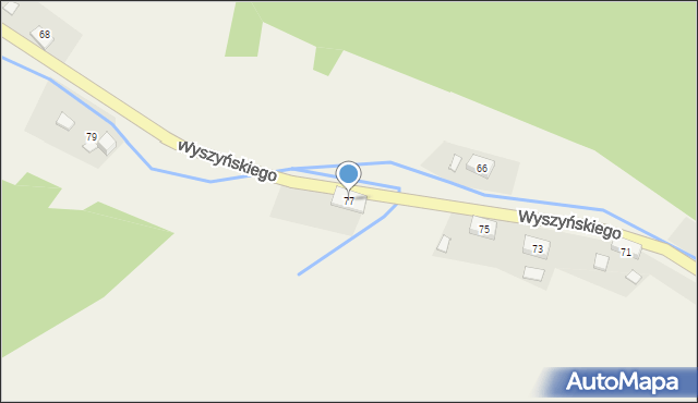 Walim, Wyszyńskiego Stefana, ks. kard., 77, mapa Walim