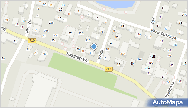 Warszawa, Wylot, 1, mapa Warszawy