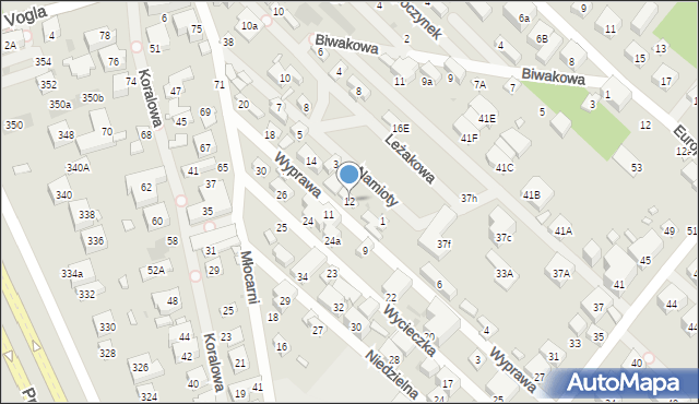 Warszawa, Wyprawa, 12, mapa Warszawy