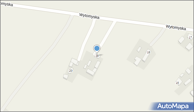 Wąsowo, Wytomyska, 19, mapa Wąsowo