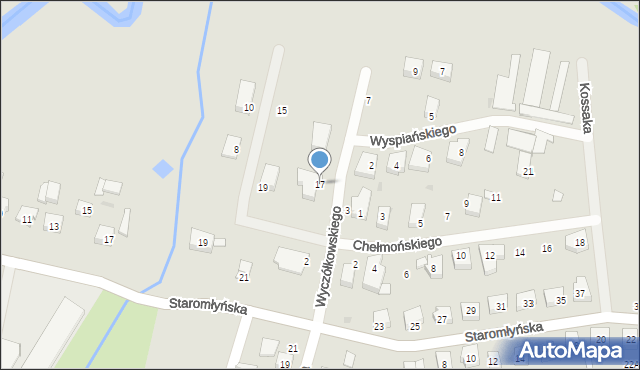 Wejherowo, Wyczółkowskiego Leona, 17, mapa Wejherowo