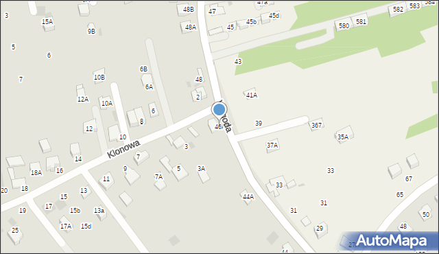 Wieliczka, Wygoda, 46A, mapa Wieliczka