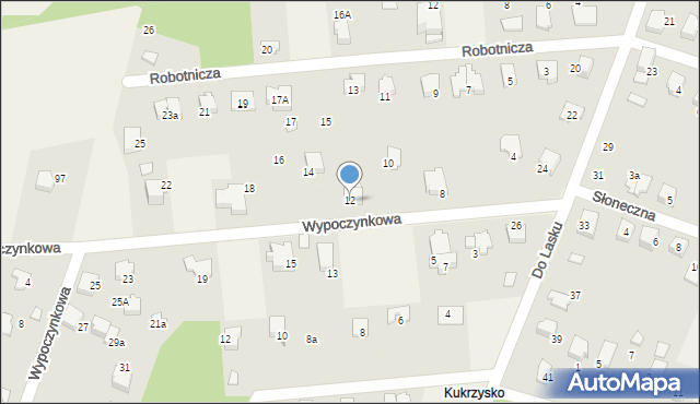 Wilkowice, Wypoczynkowa, 12, mapa Wilkowice