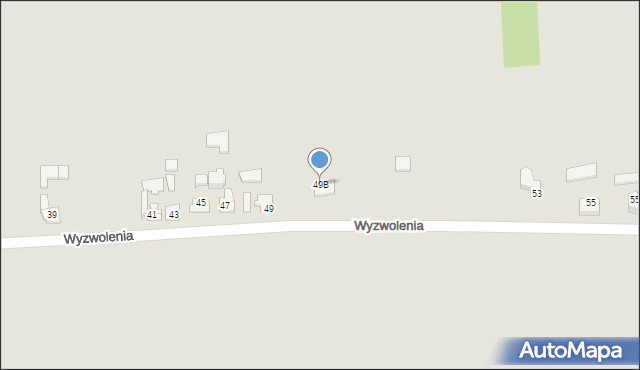 Wolbrom, Wyzwolenia, 49B, mapa Wolbrom