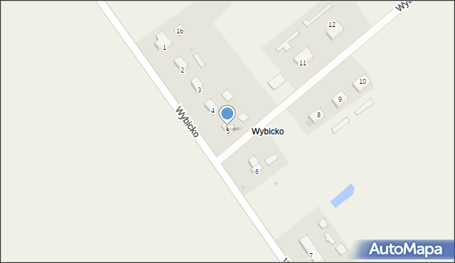 Wybicko, Wybicko, 5, mapa Wybicko