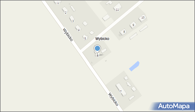 Wybicko, Wybicko, 6, mapa Wybicko