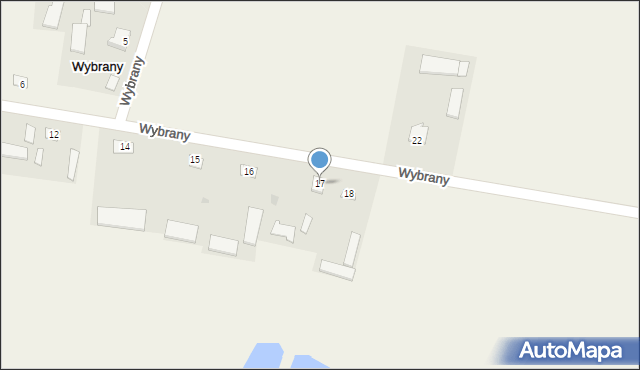 Wybrany, Wybrany, 17, mapa Wybrany