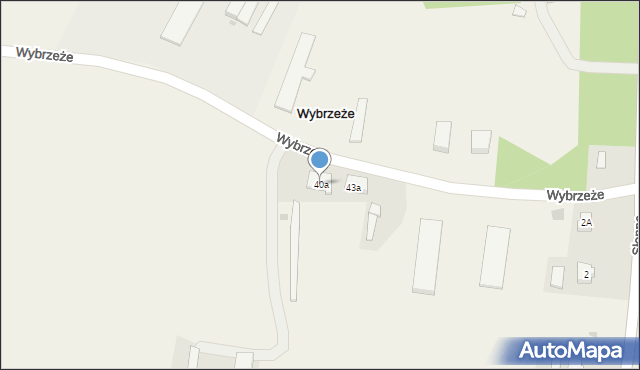 Wybrzeże, Wybrzeże, 40a, mapa Wybrzeże