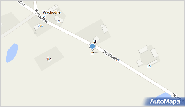 Wychodne, Wychodne, 17, mapa Wychodne