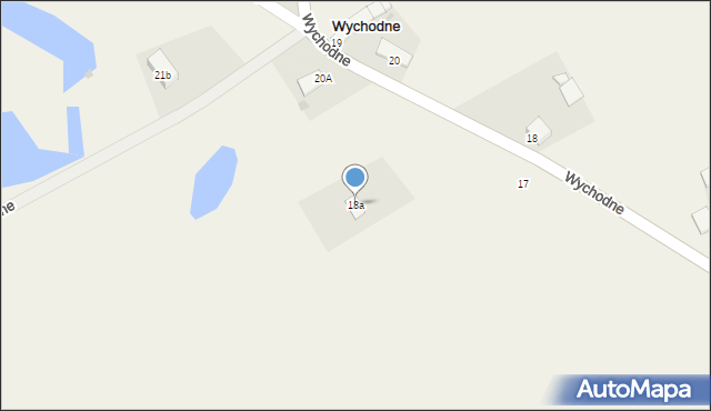 Wychodne, Wychodne, 18a, mapa Wychodne