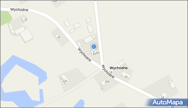 Wychodne, Wychodne, 21, mapa Wychodne