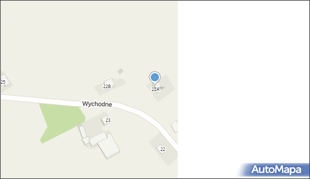 Wychodne, Wychodne, 22A, mapa Wychodne