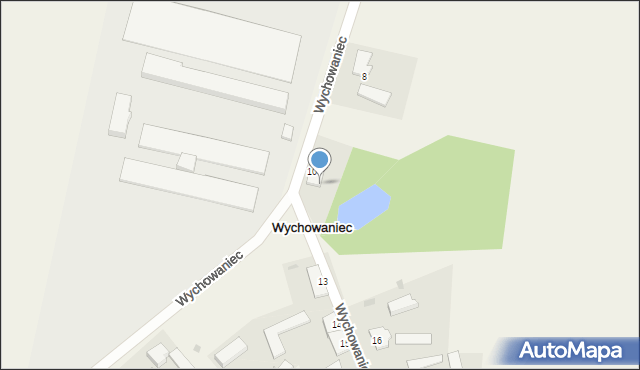 Wychowaniec, Wychowaniec, 11, mapa Wychowaniec