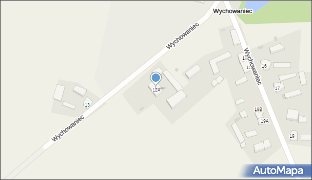 Wychowaniec, Wychowaniec, 12A, mapa Wychowaniec