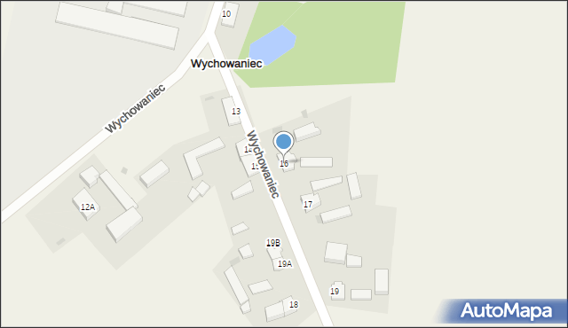 Wychowaniec, Wychowaniec, 16, mapa Wychowaniec