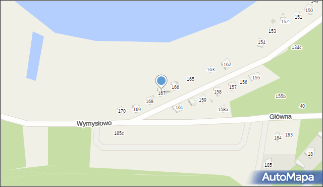 Wycinki, Wycinki, 167, mapa Wycinki