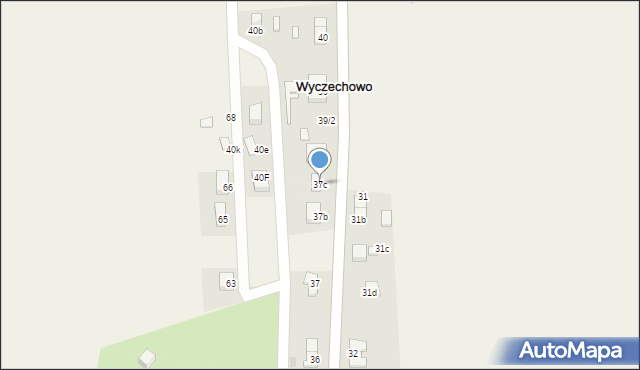 Wyczechowo, Wyczechowo, 37c, mapa Wyczechowo