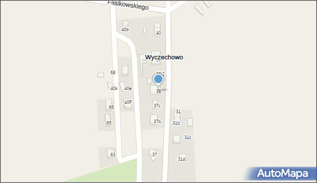 Wyczechowo, Wyczechowo, 38, mapa Wyczechowo