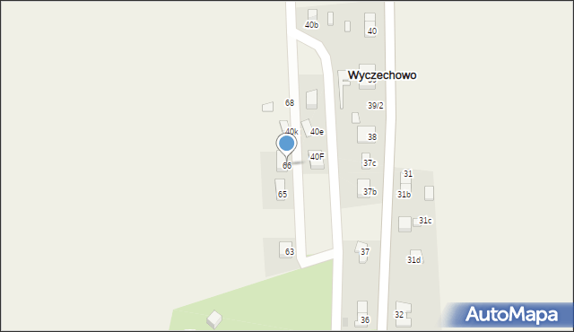 Wyczechowo, Wyczechowo, 66, mapa Wyczechowo