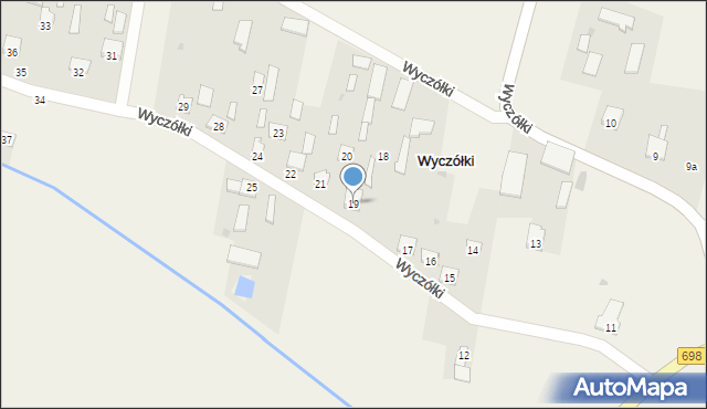 Wyczółki, Wyczółki, 19, mapa Wyczółki