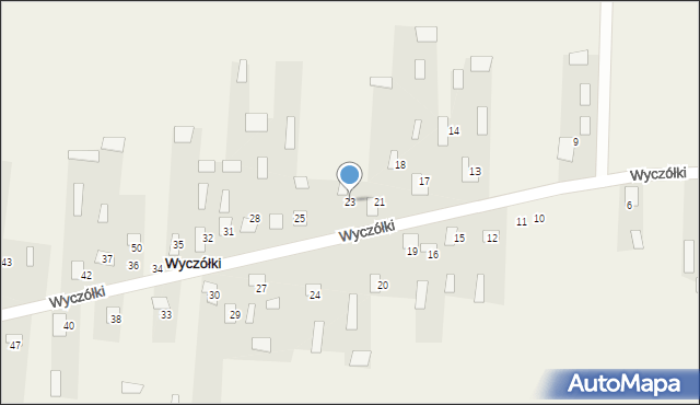 Wyczółki, Wyczółki, 23, mapa Wyczółki