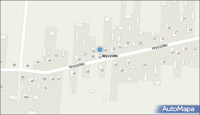 Wyczółki, Wyczółki, 34, mapa Wyczółki